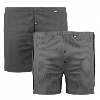 Doppelpack Boxershorts grau_710 | 8