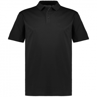 Stretch-Poloshirt aus Funktionsmaterial, bügelfrei schwarz_700 | 3XL