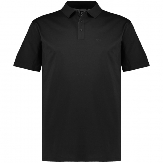 Funktions-Poloshirt mit Elasthan schwarz_700 | 3XL