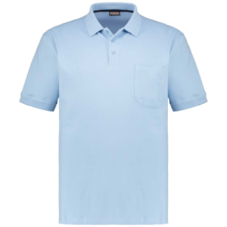 Poloshirt aus Baumwoll-Piqué hellblau_320 | 3XL