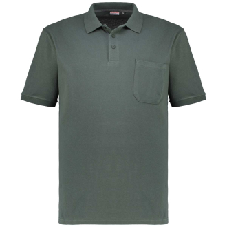 Poloshirt aus Baumwoll-Piqué dunkelgrün_480 | 3XL