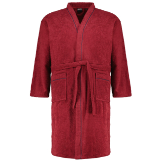Bademantel aus Baumwoll-Frottee rot_590 | 3XL