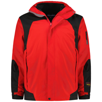 3-in-1 Funktionsjacke, wasserdicht rot_520 | 3XL