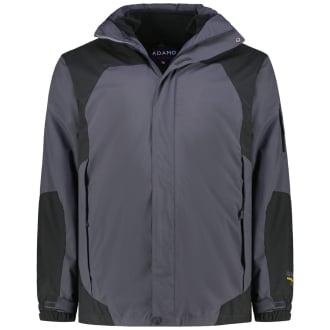 3-in-1 Funktionsjacke, wasserdicht grau_710 | 3XL