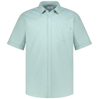 Freizeithemd aus Baumwolle blau/grün_6091 | XXL