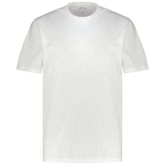 T-Shirt aus Baumwolle weiß_0100 | 3XL