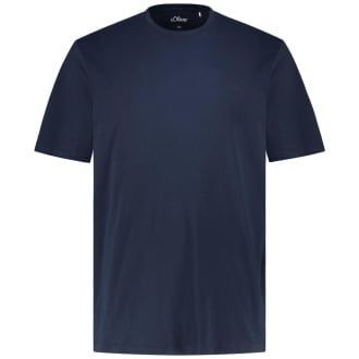 T-Shirt aus Baumwolle blau_5978 | 3XL