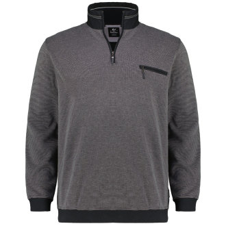 Sweatshirt "Stay Fresh", bügelfrei grau_102 | 3XL