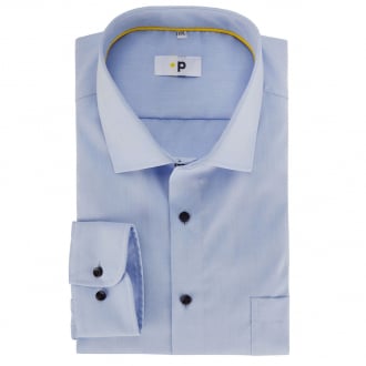 Businesshemd, langarm blau_115 | XXL