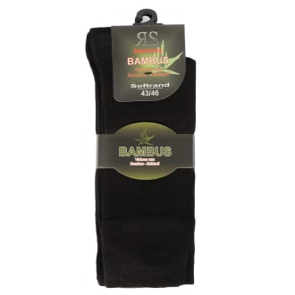 3er-Pack Diabetiker-Socken mit weitem Komfortbund schwarz_SCHWARZ | 47-50