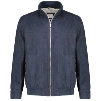 Blousonjacke aus Kunstleder dunkelblau_390 | 31