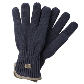 Gefütterte Strickhandschuhe dunkelblau_47/400 | XXL