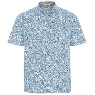 Freizeithemd mit Allover-Print blau/dunkelblau_44/4040 | 3XL
