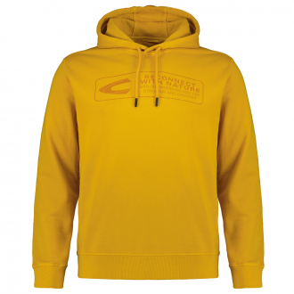 Hoodie mit Garment-Dye-Färbung gelb_65 | 4XL