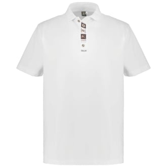 Poloshirt im Trachten-Style weiß_01 | 3XL