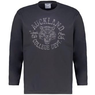 Longsleeve aus Baumwolle dunkelblau_544 | 8XL