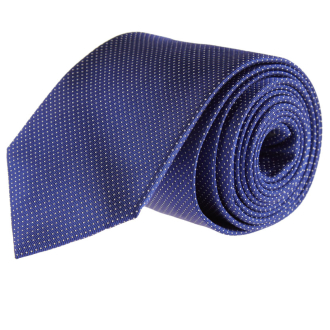 Krawatte aus Seide, gepunktet blau_14 | One Size