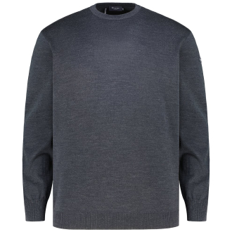 Pullover aus Merinowolle anthrazit_591 | 60