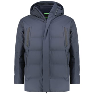 Wattierter Parka, wasserabweisend dunkelblau_402 | 4XL