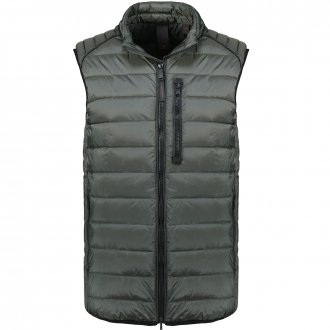 Leichte Steppweste, wasserabweisend, winddicht dunkelgrün_338 | 3XL