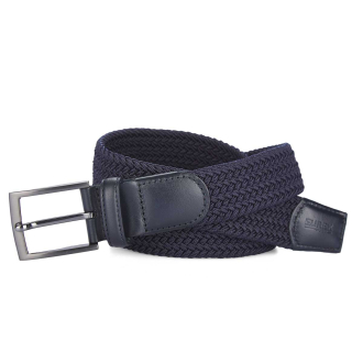 Stretch-Gürtel mit Flechtmuster dunkelblau_23 | 125