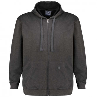 Kapuzenjacke aus Baumwolle grau_70 | 3XL