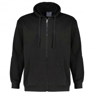 Kapuzenjacke aus Baumwolle schwarz_77 | 3XL
