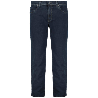 Megaflex-Jeans "Thomas" mit Ziernaht dunkelblau_6800 | 58