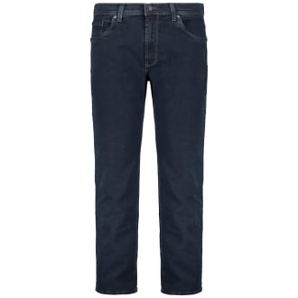 Megaflex-Jeans "Thomas" mit Ziernaht dunkelblau_6800 | 58