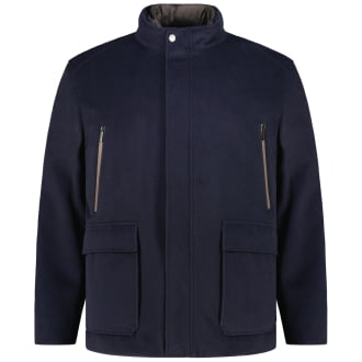 Jacke mit heraustrennbarer Blende, wind- und wasserdicht dunkelblau_390 | 33