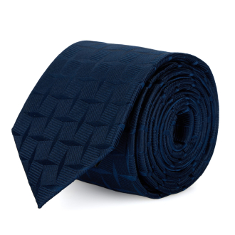 Krawatte aus Seide dunkelblau_19/400 | One Size