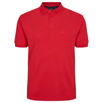 Poloshirt aus Baumwoll-Piqué rot_300 | 6XL