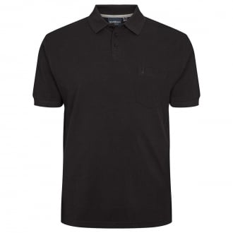 Poloshirt aus Baumwoll-Piqué schwarz_99 | 3XL