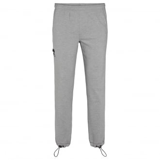 Jogginghose mit gerippter Struktur grau_40 | 7XL