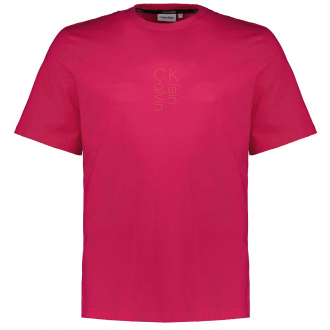 T-Shirt aus Baumwolljersey mit Logoprint pink_TZ8 | 3XL