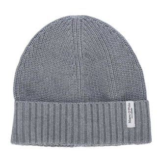 Strickmütze aus Baumwolle grau_936 | One Size