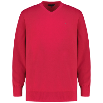 Feinstrickpullover aus Baumwolle dunkelrot_XJV | 3XL