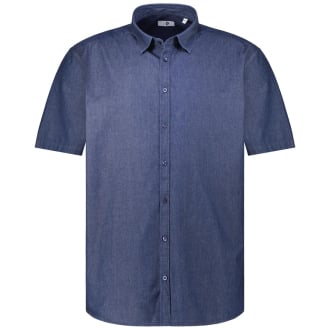 Businesshemd aus Baumwolle, kurzarm dunkelblau_DUNKELBL | 3XL