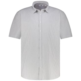 Businesshemd aus Baumwollmischung, kurzarm blau_BLAU | 3XL