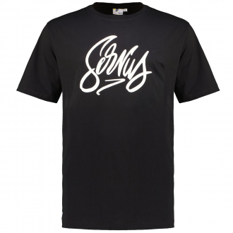 T-Shirt "Servus" schwarz_10 | 6XL