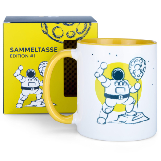Sammeltasse EDITION #1 "Astronaut" weiß_10 | One Size