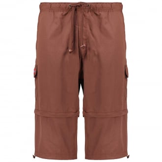 3/4 Zipp-off Cargo-Hose dunkelrot_380 | 10XL