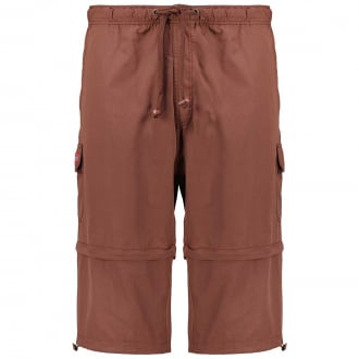 Zipp-off Cargo-Bermudas dunkelrot_380 | 3XL