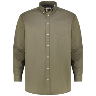 Freizeithemd aus Baumwolle khaki_KHAKI | 3XL