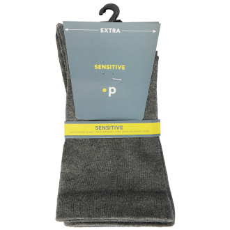 Doppelpack Socken mit extraweiten Bündchen anthrazit_770 | 47-50