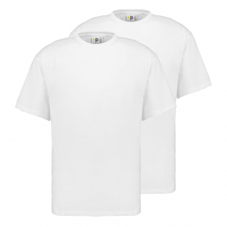 Doppelpack T-Shirts "Pfundskerl" mit Rundhalsausschnitt weiß_16 | 3XL