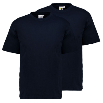 Doppelpack T-Shirts "Pfundskerl" mit Rundhalsausschnitt marine_1 | 8XL