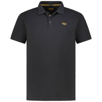 Poloshirt mit Stretch schwarz_999 | 3XL