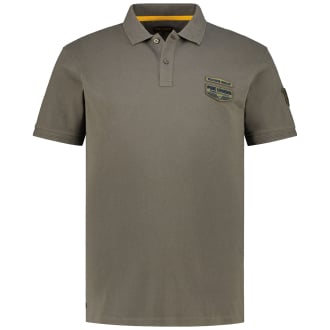 Poloshirt mit Label-Patch anthrazit_8039 | 3XL
