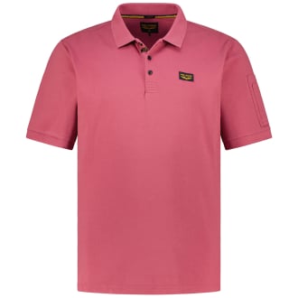 Basic-Poloshirt beere_4021 | 3XL